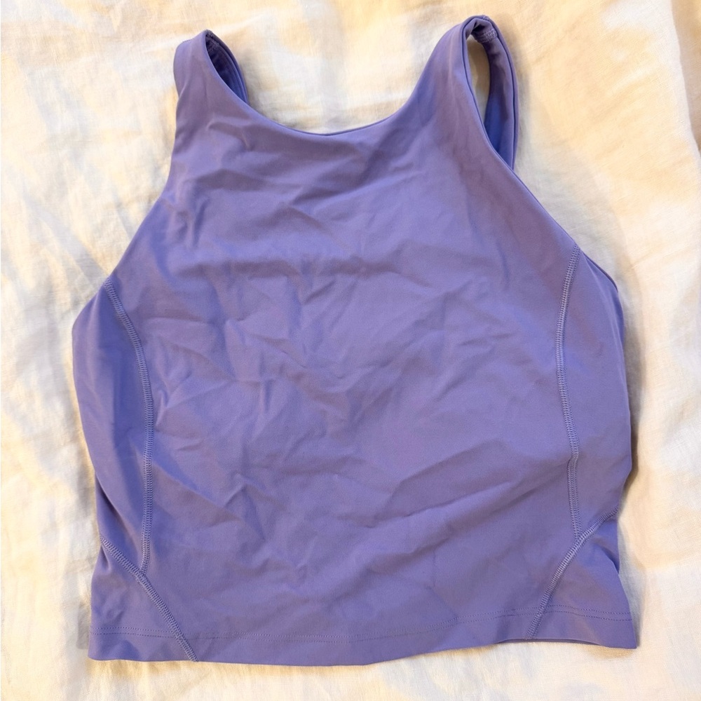 lululemon align high neck tank - dark lavender